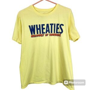 Wheaties Breakfast Of Champions Short Sleeve Tee Size Large